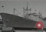Image of ship Barrett Staten Island New York USA, 1952, second 55 stock footage video 65675067224