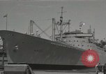 Image of ship Barrett Staten Island New York USA, 1952, second 56 stock footage video 65675067224