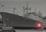 Image of ship Barrett Staten Island New York USA, 1952, second 62 stock footage video 65675067224