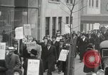 Image of Striking elevator workers New York City USA, 1936, second 38 stock footage video 65675067250