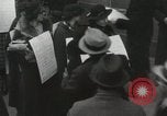 Image of Striking elevator workers New York City USA, 1936, second 39 stock footage video 65675067250