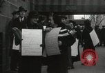 Image of Striking elevator workers New York City USA, 1936, second 44 stock footage video 65675067250