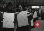 Image of Striking elevator workers New York City USA, 1936, second 45 stock footage video 65675067250