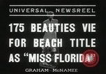 Image of Miss Florida beauty pageant Miami Florida USA, 1936, second 10 stock footage video 65675067251