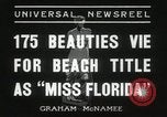 Image of Miss Florida beauty pageant Miami Florida USA, 1936, second 12 stock footage video 65675067251