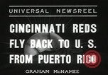 Image of Cincinnati Reds baseball team Miami Florida USA, 1936, second 7 stock footage video 65675067258
