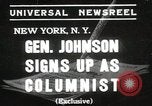 Image of General Johnson New York United States USA, 1935, second 1 stock footage video 65675067260