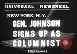 Image of General Johnson New York United States USA, 1935, second 3 stock footage video 65675067260