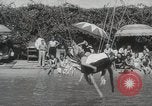 Image of bronco busting Coral Gables Florida USA, 1935, second 46 stock footage video 65675067261