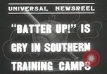 Image of Major League baseball teams in spring training Florida United States USA, 1935, second 4 stock footage video 65675067262