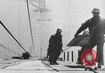 Standbild Golden Gate Bridge United States USA, 1933, aus Sekunde 28 historischem Filmmaterial Videoclip 65675067268