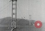 Standbild Golden Gate Bridge United States USA, 1933, aus Sekunde 41 historischem Filmmaterial Videoclip 65675067268
