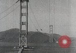 Standbild Golden Gate Bridge United States USA, 1933, aus Sekunde 44 historischem Filmmaterial Videoclip 65675067268