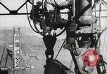 Standbild Golden Gate Bridge United States USA, 1933, aus Sekunde 56 historischem Filmmaterial Videoclip 65675067275