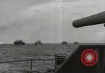 Image of Troop ships filled with infantry Pacific Theater, 1945, second 1 stock footage video 65675067285