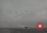Image of Troop ships filled with infantry Pacific Theater, 1945, second 37 stock footage video 65675067285