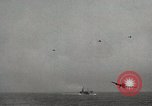 Image of Troop ships filled with infantry Pacific Theater, 1945, second 39 stock footage video 65675067285