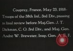 Standbild 3 Infanterie Division Coupray Frankreich, 1918, aus Sekunde 4 historischem Filmmaterial Videoclip 65675067297