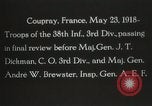 Standbild 3 Infanterie Division Coupray Frankreich, 1918, aus Sekunde 6 historischem Filmmaterial Videoclip 65675067297