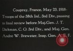 Standbild 3 Infanterie Division Coupray Frankreich, 1918, aus Sekunde 10 historischem Filmmaterial Videoclip 65675067297