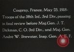 Standbild 3 Infanterie Division Coupray Frankreich, 1918, aus Sekunde 12 historischem Filmmaterial Videoclip 65675067297