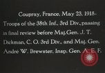 Standbild 3 Infanterie Division Coupray Frankreich, 1918, aus Sekunde 15 historischem Filmmaterial Videoclip 65675067297