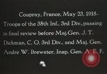 Standbild 3 Infanterie Division Coupray Frankreich, 1918, aus Sekunde 19 historischem Filmmaterial Videoclip 65675067297