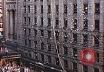Image of aerial view of F street during V-J Day celebrations Washington DC USA, 1945, second 12 stock footage video 65675067302