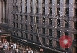 Image of aerial view of F street during V-J Day celebrations Washington DC USA, 1945, second 15 stock footage video 65675067302