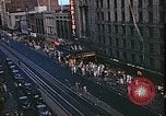 Image of aerial view of F street during V-J Day celebrations Washington DC USA, 1945, second 17 stock footage video 65675067302