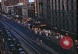 Image of aerial view of F street during V-J Day celebrations Washington DC USA, 1945, second 18 stock footage video 65675067302
