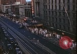 Image of aerial view of F street during V-J Day celebrations Washington DC USA, 1945, second 21 stock footage video 65675067302