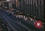 Image of aerial view of F street during V-J Day celebrations Washington DC USA, 1945, second 22 stock footage video 65675067302