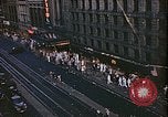 Image of aerial view of F street during V-J Day celebrations Washington DC USA, 1945, second 23 stock footage video 65675067302