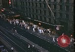 Image of aerial view of F street during V-J Day celebrations Washington DC USA, 1945, second 25 stock footage video 65675067302