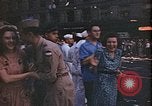 Image of aerial view of F street during V-J Day celebrations Washington DC USA, 1945, second 52 stock footage video 65675067302