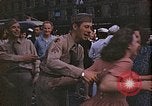 Image of aerial view of F street during V-J Day celebrations Washington DC USA, 1945, second 55 stock footage video 65675067302