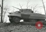 Image of M8 Light Armored Car United States USA, 1944, second 61 stock footage video 65675067312