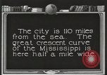 Image of origin of city New Orleans Louisiana USA, 1923, second 52 stock footage video 65675067363
