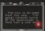 Image of origin of city New Orleans Louisiana USA, 1923, second 56 stock footage video 65675067363