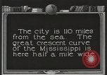 Image of origin of city New Orleans Louisiana USA, 1923, second 59 stock footage video 65675067363