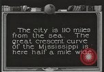 Image of origin of city New Orleans Louisiana USA, 1923, second 61 stock footage video 65675067363