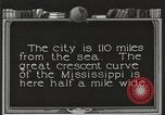 Image of origin of city New Orleans Louisiana USA, 1923, second 62 stock footage video 65675067363