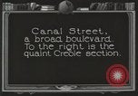 Image of activities of people in 1920s New Orleans New Orleans Louisiana USA, 1923, second 4 stock footage video 65675067366