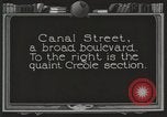 Image of activities of people in 1920s New Orleans New Orleans Louisiana USA, 1923, second 9 stock footage video 65675067366