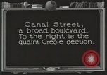 Image of activities of people in 1920s New Orleans New Orleans Louisiana USA, 1923, second 10 stock footage video 65675067366
