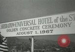 Standbild Golden konkrete Zeremonie Hollywood Los Angeles California USA, 1967, aus Sekunde 9 historischem Filmmaterial Videoclip 65675067381