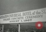 Standbild Golden konkrete Zeremonie Hollywood Los Angeles California USA, 1967, aus Sekunde 13 historischem Filmmaterial Videoclip 65675067381