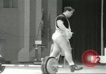 Standbild Gewichtheben Wettbewerb Winnipeg Kanada, 1967, aus Sekunde 48 historischem Filmmaterial Videoclip 65675067384