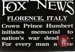 Immagine di Re Umberto Firenze Italia, 1920, secondo 1 filmato di repertorio 65675067394
